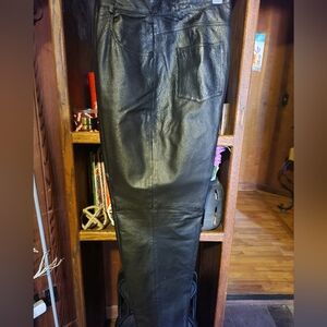 Leather pants